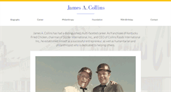 Desktop Screenshot of jamesacollins.com